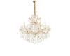 Подвесная люстра iLamp Diamond 6071-18 GD+CL