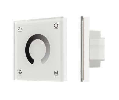 Панель Arlight Smart-P4-Dim-G-IN White (12-24V, 4x3A, Sens, 2.4G) 034774