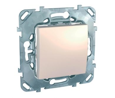 Выключатель одноклавишный Schneider Electric Unica 10AX 250V MGU5.201.25ZD