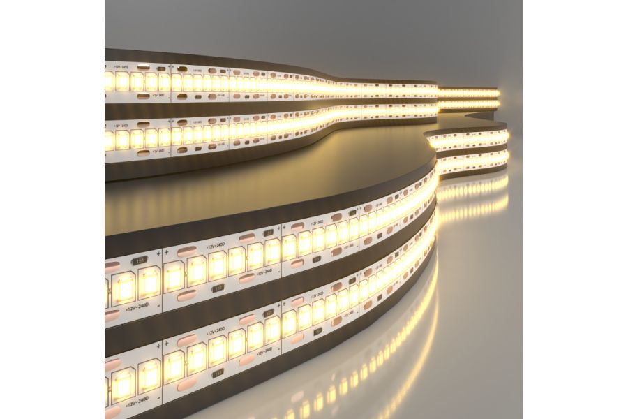 Светодиодная лента Elektrostandard 12V 24W 240Led 2835 IP20 теплый белый, 5м 4690389151613