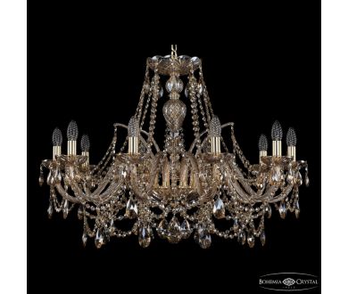 Подвесная люстра Bohemia Ivele Crystal 1411/10/300 G M721