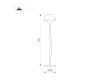 Ландшафтный светильник Arlight KT-MUCENA-BOLL-A-H250-1W Warm3000 (WH, 85 deg, 24V) 050668