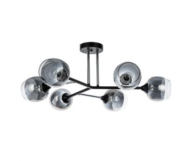 Купить Люстра на штанге Arte Lamp Salm A3580PL-6BK Люстра на штанге Arte Lamp Salm A3580PL-6BK