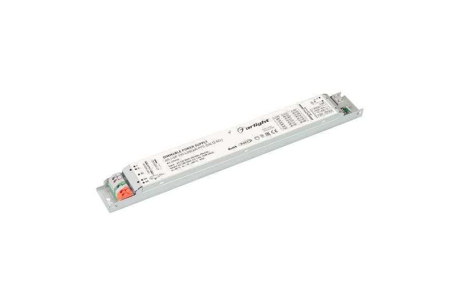 Блок питания Arlight ARJ-SP-150-LINEAR-PFC-DALI2-ADJ (150W, 120-330V, 0.5-1.0A, IP20) 039603