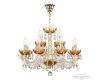 Подвесная люстра Bohemia Ivele Crystal 5402/8+4/195 G Amber/M-1H