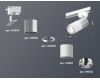 Трековый однофазный светильник Ambrella Light Track System XT6301050 (A2520, C6305, A2060, C6301, N6122)