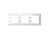 Рамка 3-ая Systeme Electric AtlasDesign Air Белый/дымчатый белый ATN220103