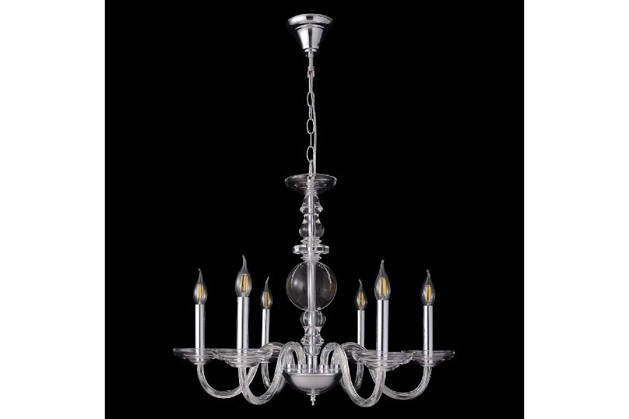 Подвесная люстра Crystal Lux ARABESQUE SP6 CHROME