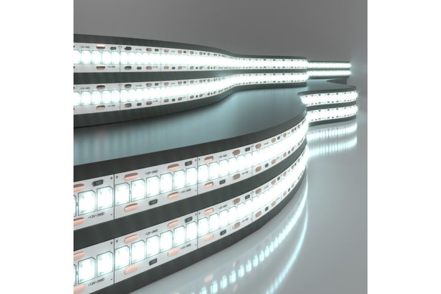 Светодиодная лента Elektrostandard 12V 24W 240Led 2835 IP20 холодный белый, 5м 4690389151651