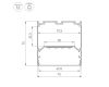 Профиль Arlight LINE-M-7575-2500 ANOD 056348