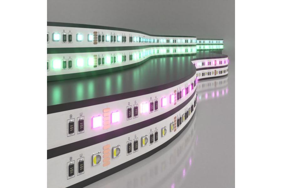 Светодиодная лента Elektrostandard 24V 24W 60Led 5050 IP20 MIX RGB/холодный белый, 5м 4690389172311