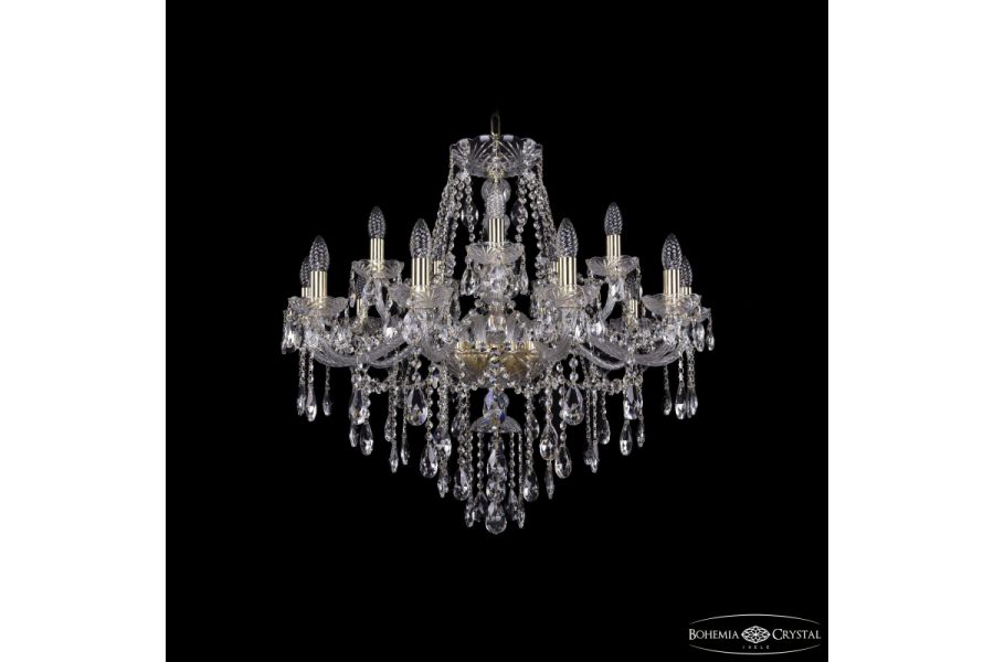 Подвесная люстра Bohemia Ivele Crystal 1415/10+5/300 G