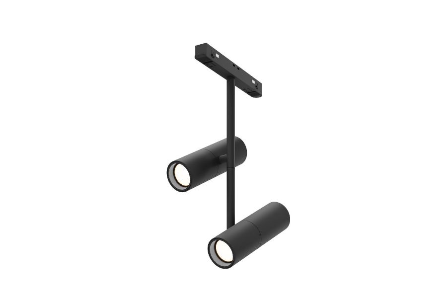 Трековый магнитный светильник Maytoni Elti Duo TR005-4-2X12W-DS-B