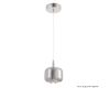 Подвесной светильник Crystal Lux BOX SP1 CHROME/SMOKE