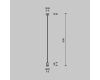 Крепление потолочное одинарное Maytoni Flarity TRA159C-SL1-PT