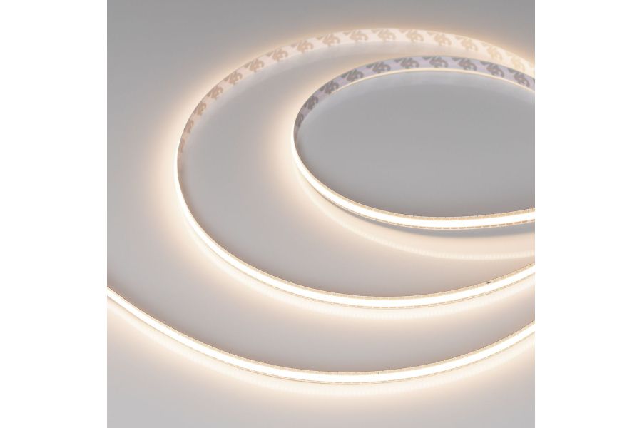 Светодиодная лента Arlight COB-X544-8mm 24V Warm3500 (11 W/m, IP20, 5m, FreeСut) (Свободная резка) 043415(1)
