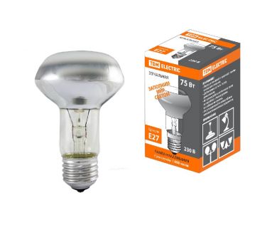 Лампа накаливания TDM Electric E27 75W 2700K зеркальная SQ0332-0031