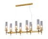 Подвесная люстра Illumico IL5177-8LLS-29 BRASS TUBO