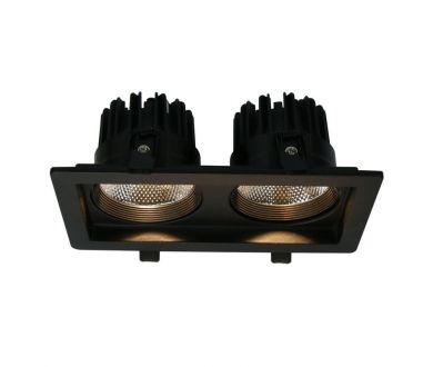 Встраиваемый светодиодный светильник Arte Lamp Privato A7007PL-2BK