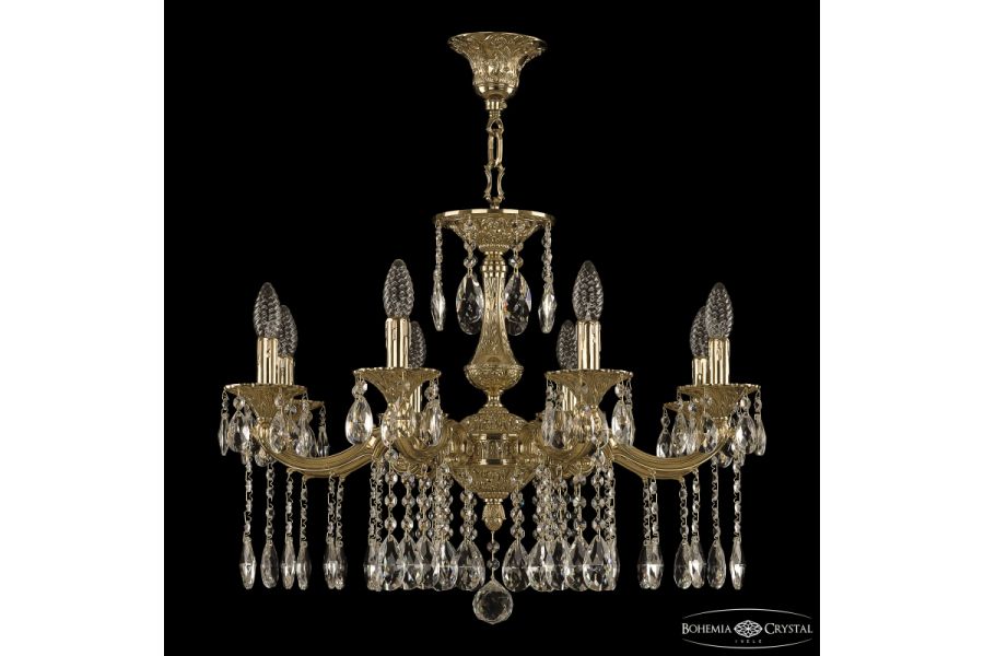 Подвесная люстра Bohemia Ivele Crystal Verona 72114/8/210 A G