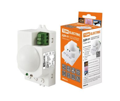 Купить Датчик движения микроволновый TDM Electric ДДМ-01 SQ0324-0015 Датчик движения микроволновый TDM Electric ДДМ-01 SQ0324-0015