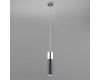 Подвесной светильник Eurosvet Double Topper 50135/1 LED хром/черный