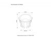 Встраиваемый светильник Crystal Lux CLT 008C83 WH 3000K IP54