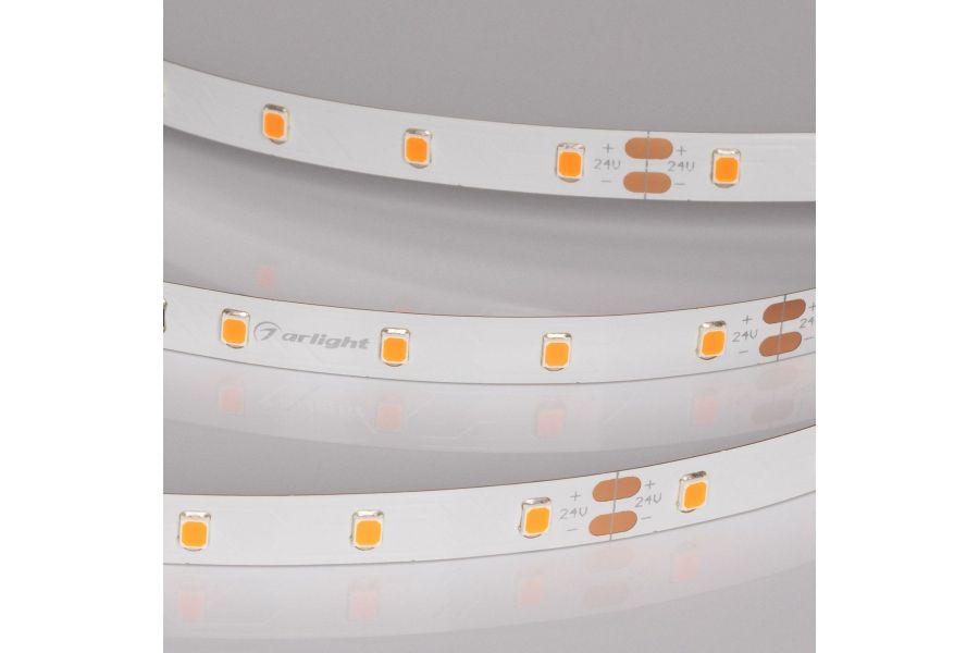 Светодиодная лента Arlight RT-A60-8mm 24V Carrot (4.8 W/m, IP20, 5m) 055375