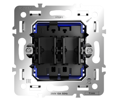 Механизм выключателя жалюзи Voltum S70 VLS0207M