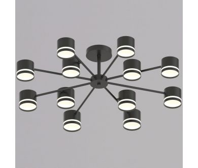 Люстра на штанге Reluce 89730-0.3-12 GX53 BK