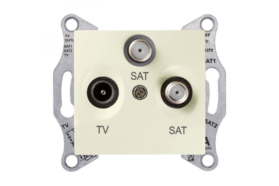 Розетка TV/SAT/SAT Schneider Electric Sedna SDN3502147