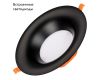 Встраиваемый светильник Arlight MS-BLIZZARD-BUILT-R215-20W Warm3000 (BK, 100 deg, 230V) 036606