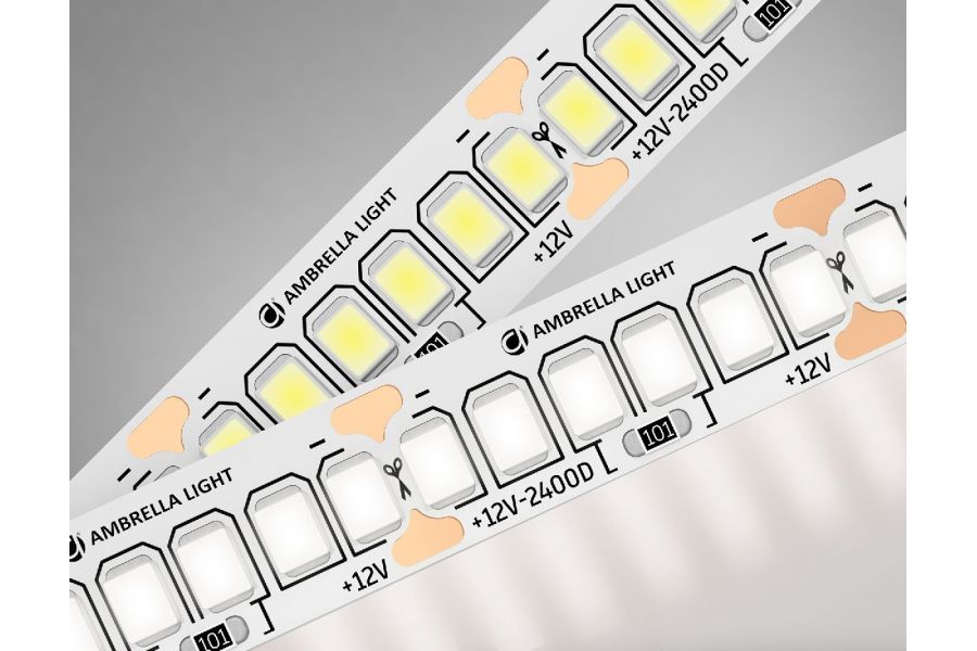 Светодиодная лента Ambrella Light LED Strip 12В 2835 17Вт/м 4500K 5м IP20 GS1402