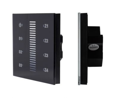 Сенсорная панель Arlight DALI-901-11-ADDR-3SC-DIM-DT6-IN Black BUS 037189