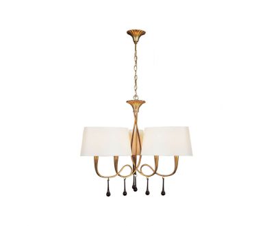 Подвесная люстра Mantra Paola Painted Gold 3540