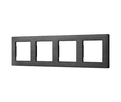 Рамка четырехместная Arlight FRM-PRESTO-ALS-4-BK 043862