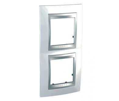 Рамка 2-постовая вертикальная Schneider Electric Unica Top MGU66.004V.092