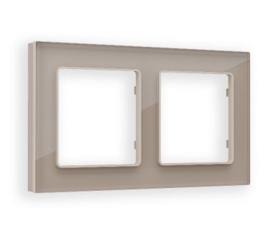 Рамка двухместная Ambrella Volt Platos AF380602