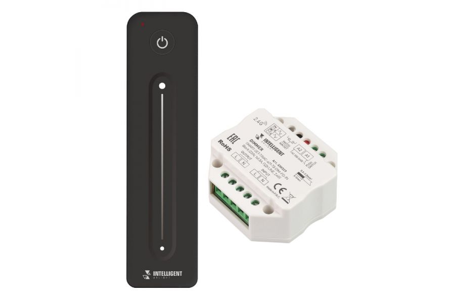 Диммер Arlight SMART-SET-TRIAC-601-72-DIM-PD-IN Black 230V, 1x1.5A, ПДУ LINE, 2.4G 039329