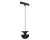 Трековый магнитный светильник iLedex Vision SMART 4822-012-D80-6W-38DG-BK