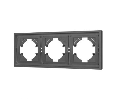 Рамка пластиковая на 3 поста Arlight FRM-TENDO-SFPL-3-GR 054652