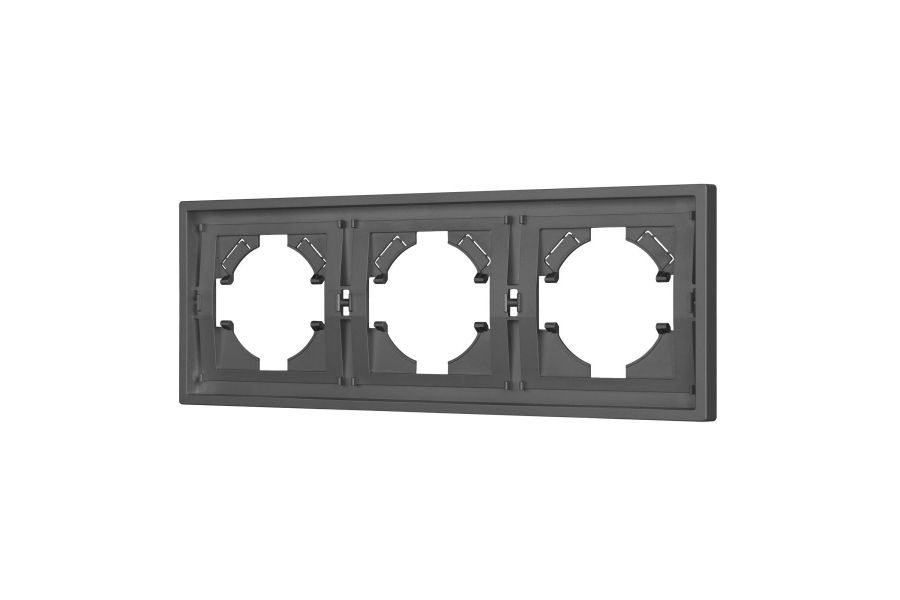 Рамка пластиковая на 3 поста Arlight FRM-TENDO-SFPL-3-GR 054652