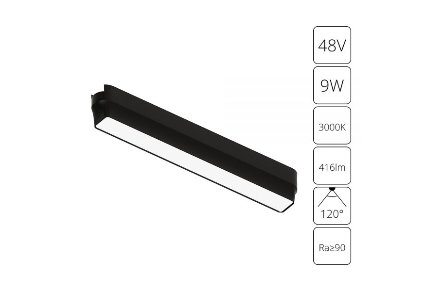 Трековый магнитный светильник Arte Lamp Rapid A1153PL-1BK
