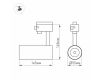Трековый светодиодный светильник Arlight LGD-Gera-4TR-R55-10W Day4000 024546(2)