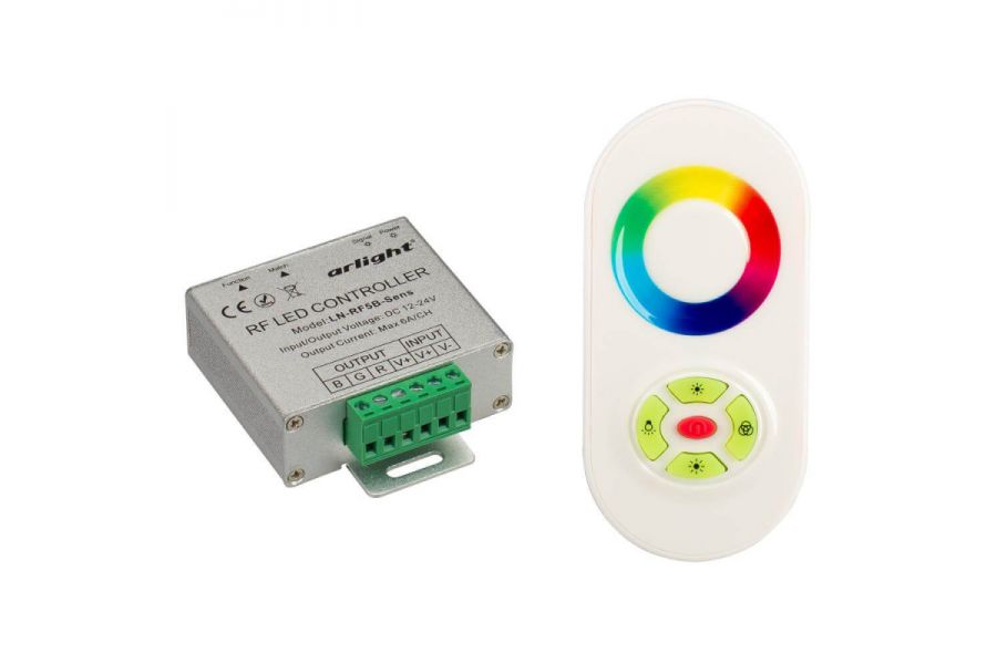 Контроллер Arlight LN-RF5B-Sens White (12-24V,180-360W) 016487