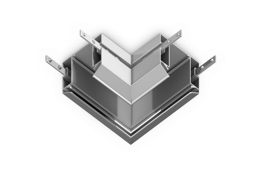 Коннектор угловой Ambrella Light Magnetic 220V GL1043
