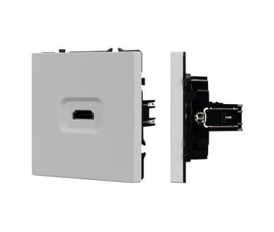 Розетка HDMI софт-тач никель Arlight SCT-MHD1-SFPL-IS 061845(1)