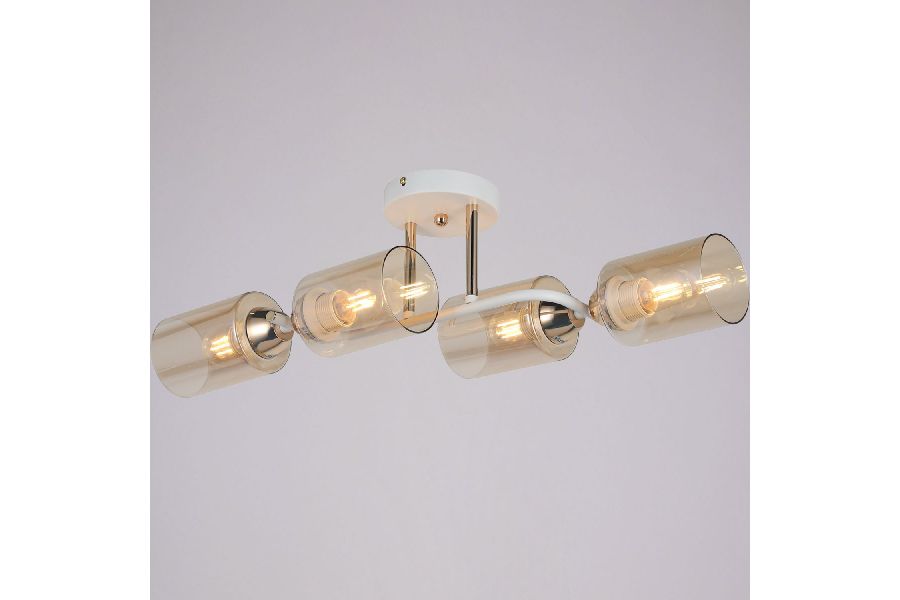 Потолочная люстра Illumico IL8148-4COU-79 WH GD Bice