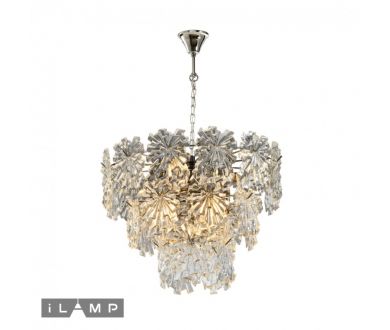 Купить Подвесная люстра iLamp Homy P2545-8 Nickel Подвесная люстра iLamp Homy P2545-8 Nickel