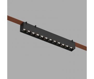 Трековый однофазный светильник Denkirs Belty grill DK5670-BK